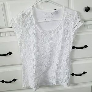 Inc International Concepts lace T